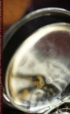 エルジンの蓋付きハンターケース・銀無垢アンティーク懐中時計【1900年頃】-P2355-16