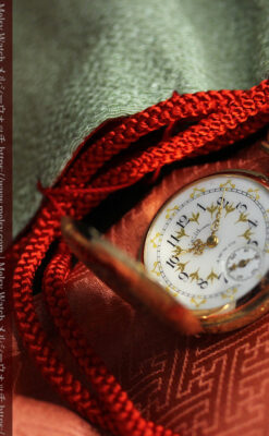 装飾美のウォルサム 14金無垢アンティーク懐中時計 【1900年頃】ダイヤモンド-P2357-13