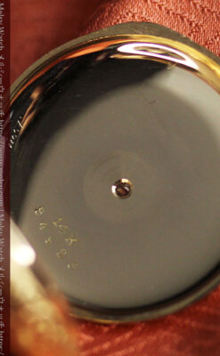 装飾美のウォルサム 14金無垢アンティーク懐中時計 【1900年頃】ダイヤモンド-P2357-21