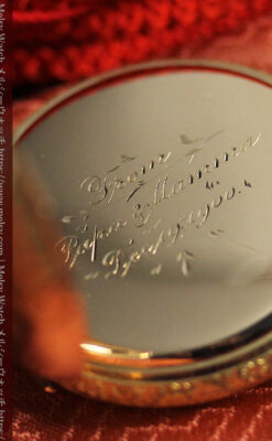 装飾美のウォルサム 14金無垢アンティーク懐中時計 【1900年頃】ダイヤモンド-P2357-22