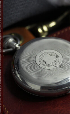 ウォルサムの小窓付き銀無垢アンティーク懐中時計【1905年頃】デミハンター-P2358-10