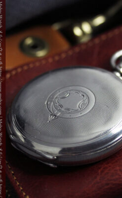 ウォルサムの小窓付き銀無垢アンティーク懐中時計【1905年頃】デミハンター-P2358-11