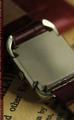 遊び心たっぷりの個性が光る ロンジンのアンティーク腕時計 【1941年頃】ローズ色-W1621-14