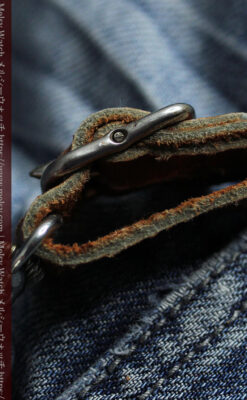 渋さが魅力のロンジンのアンティーク懐中時計 【1918年製】ハンターケース-P2364-17