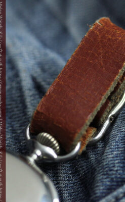 渋さが魅力のロンジンのアンティーク懐中時計 【1918年製】ハンターケース-P2364-18