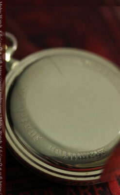 ハミルトンの綺麗な金色の文字盤を持つアンティーク懐中時計【1924年頃】-P2367-15