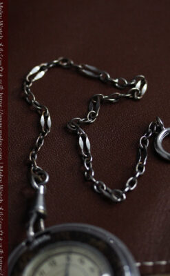 エニカのレトロでカジュアルな鎖付きアンティーク懐中時計【1930年頃】-P2368-13