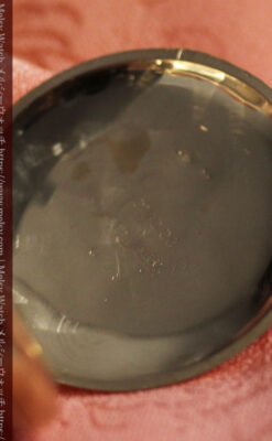 美しい女性の横顔 ウォルサムのアンティーク懐中時計 【1906年頃】ブローチ付き-P2371-21