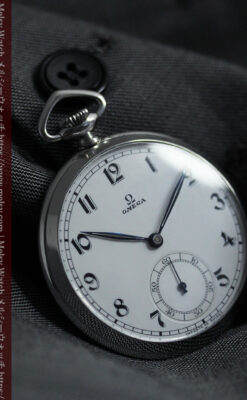 「懐かしい」響きが似合う昭和初期のオメガのアンティーク懐中時計 【1937年製】-P2373-7