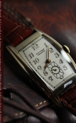 ウォルサム アンティーク腕時計 緩やかな曲線美 【1940年製】-W1028-1