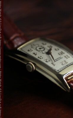 ウォルサム アンティーク腕時計 緩やかな曲線美 【1940年製】-W1028-10