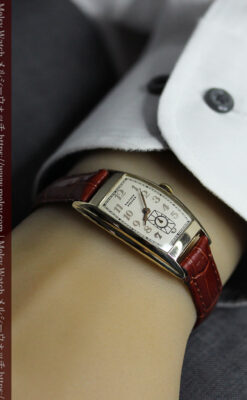 ウォルサム アンティーク腕時計 緩やかな曲線美 【1940年製】-W1028-14