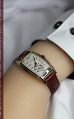 ウォルサム アンティーク腕時計 緩やかな曲線美 【1940年製】-W1028-16