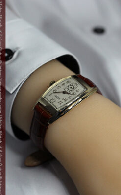 ウォルサム アンティーク腕時計 緩やかな曲線美 【1940年製】-W1028-18