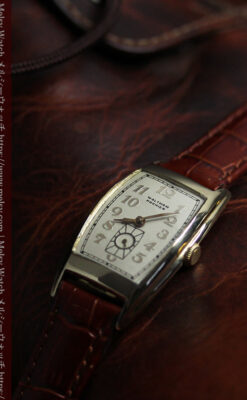 ウォルサム アンティーク腕時計 緩やかな曲線美 【1940年製】-W1028-7