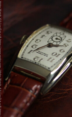 ウォルサム アンティーク腕時計 緩やかな曲線美 【1940年製】-W1028-9