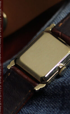 黒と金のコントラストが綺麗なハミルトンのアンティーク腕時計 【1940年頃】-W1624-13