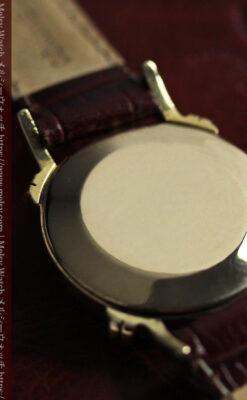 ロンジンのダイアモンドダイアル・金無垢アンティーク腕時計 【1949年製】-W1625-18