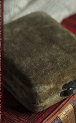 赤い宝石と美しい装飾と文字盤 エルジンの金無垢アンティーク懐中時計 【1899年頃】 箱付き-P2375-32