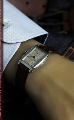 グリュエン 大人の遊べるカジュアルな100年物アンティーク腕時計 【1930年頃】-W1627-19