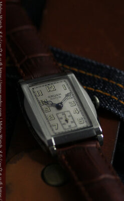 グリュエン 大人の遊べるカジュアルな100年物アンティーク腕時計 【1930年頃】-W1627-3