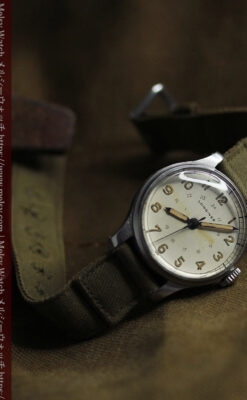 ミリタリーカジュアルな雰囲気を楽しむロンジンのアンティーク腕時計 【1946年製】-W1634-7