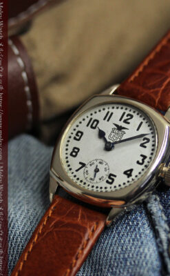 アメリカンレトロ感満載のエルジンのアンティーク腕時計 【1924年頃】-W1635-12