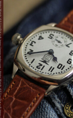 アメリカンレトロ感満載のエルジンのアンティーク腕時計 【1924年頃】-W1635-13