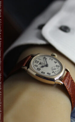 アメリカンレトロ感満載のエルジンのアンティーク腕時計 【1924年頃】-W1635-17