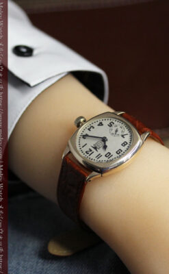 アメリカンレトロ感満載のエルジンのアンティーク腕時計 【1924年頃】-W1635-20