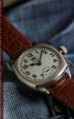 アメリカンレトロ感満載のエルジンのアンティーク腕時計 【1924年頃】-W1635-4