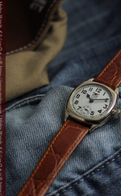 アメリカンレトロ感満載のエルジンのアンティーク腕時計 【1924年頃】-W1635-5