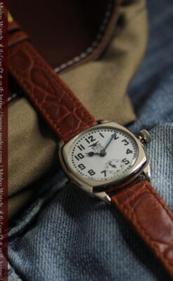 アメリカンレトロ感満載のエルジンのアンティーク腕時計 【1924年頃】-W1635-6