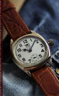 アメリカンレトロ感満載のエルジンのアンティーク腕時計 【1924年頃】-W1635-8