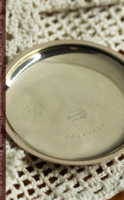 個性的な辛子色を楽しむイリノイのアンティーク懐中時計 【1920年頃】-P2381-12