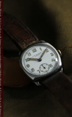 長い年月の熟成感を楽しめる英国ベンソンのアンティーク腕時計 【1930年頃】-W1637-7