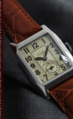 ロレックス・チューダーの味のある縦長アンティーク腕時計 【1940年頃】-W1638-3