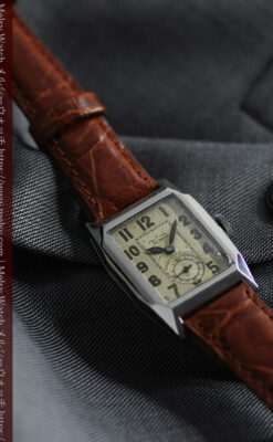 ロレックス・チューダーの味のある縦長アンティーク腕時計 【1940年頃】-W1638-6