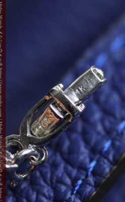 総金無垢ハミルトンの女性用アンティーク腕時計 ダイヤモンド38石 【1950年頃】箱付き-W1639-21