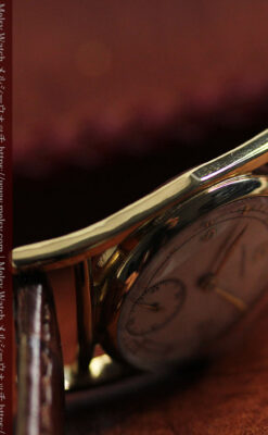 ロンジン 井桁型のアンティーク腕時計 大人の週末 【1940年頃】-W1642-13