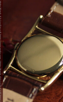 ロンジン 井桁型のアンティーク腕時計 大人の週末 【1940年頃】-W1642-16