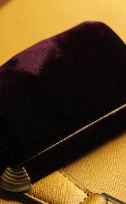 ルビー&ダイヤ 華のあるブローバの女性用アンティーク金無垢腕時計 【1941年製】箱付き-W1643-17