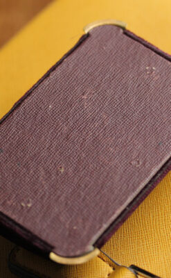 ルビー&ダイヤ 華のあるブローバの女性用アンティーク金無垢腕時計 【1941年製】箱付き-W1643-18