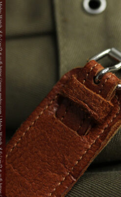 オメガ 希少な黒文字盤の銀無垢アンティーク腕時計 【1917年頃】-W1655-21