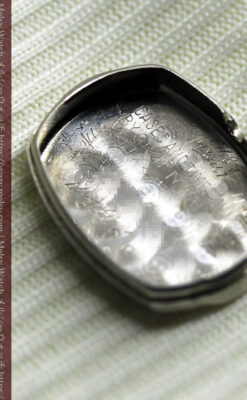 夜の空に星と月 グリュエンのアンティーク金無垢腕時計 【1950年頃】-W1656-14