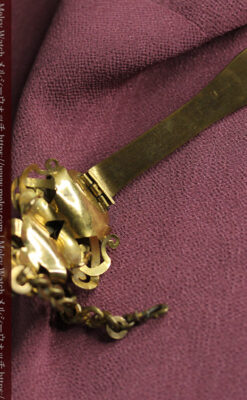 豪華な飾り付き オメガの18金無垢アンティーク懐中時計 【1911年製】-P2388-21