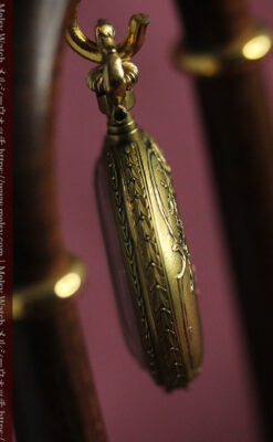 豪華な飾り付き オメガの18金無垢アンティーク懐中時計 【1911年製】-P2388-27