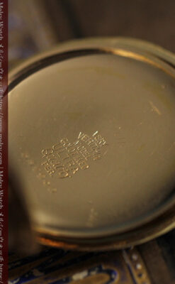 太陽王ルイ14世モデル 華やかな名を冠すグリュエンの懐中時計 【1910年頃】-P2390-17