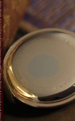 太陽王ルイ14世モデル 華やかな名を冠すグリュエンの懐中時計 【1910年頃】-P2390-18