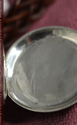 荒ぶる美しさが魅力 ウォルサムの銀無垢懐中時計 【1900年頃】-P2391-14